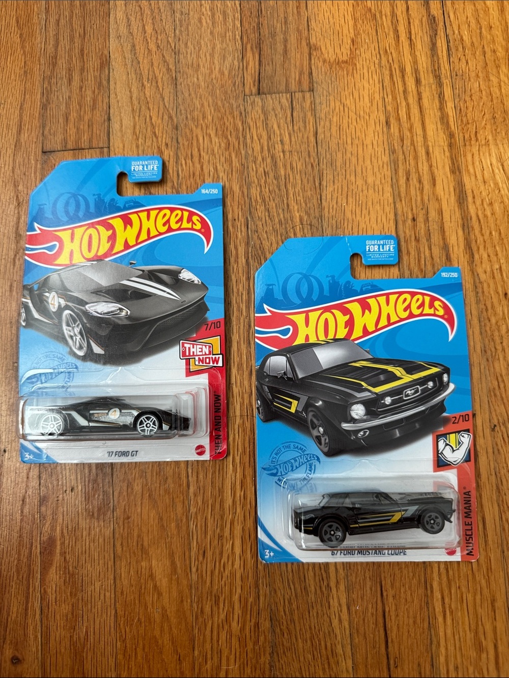 Hot Wheels Black and Yellow Muscle Car Toy Pack